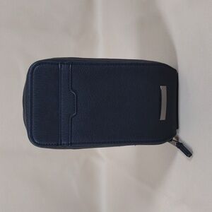 Black Crossbody Faux Leather Casual Simple Crossbody Adjustable Wallet Purse